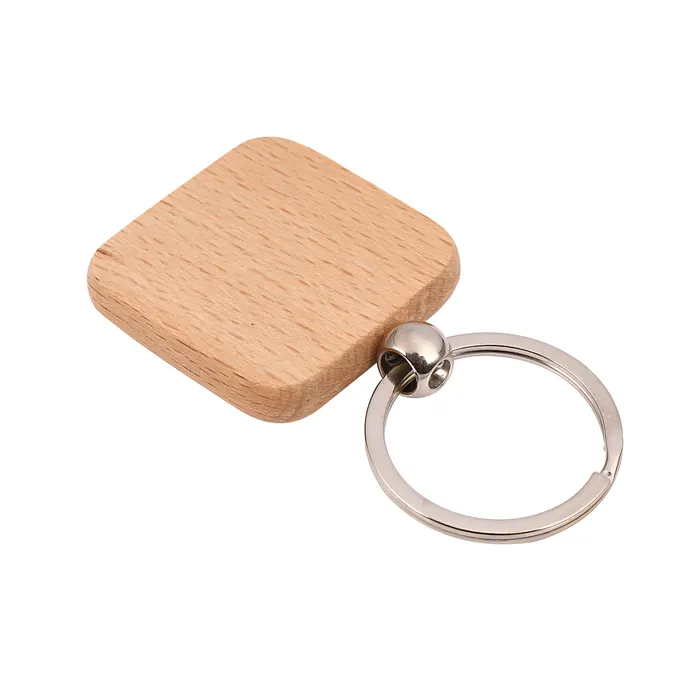 wooden keyring