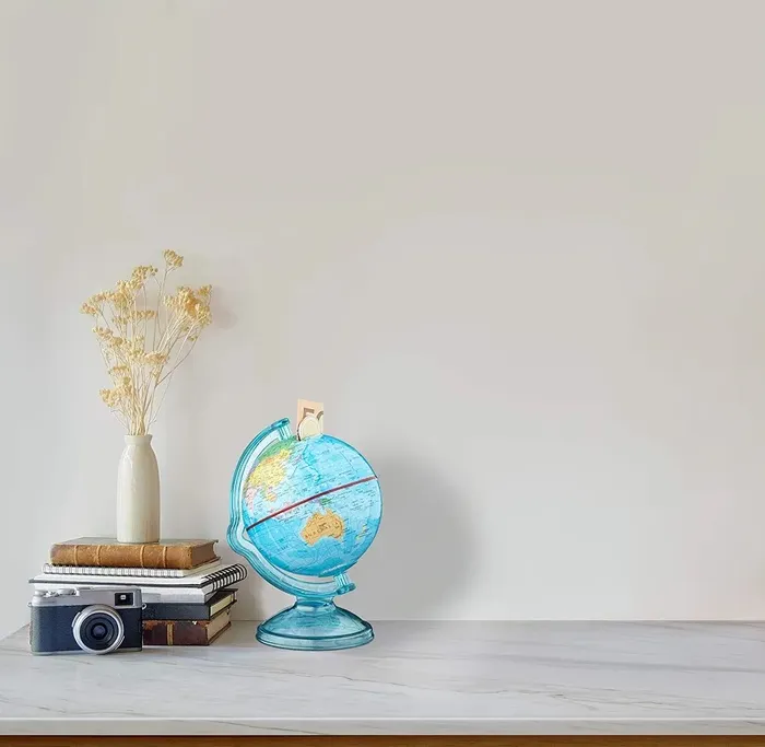 small money-bank globe