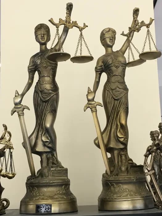 large Themis statuette