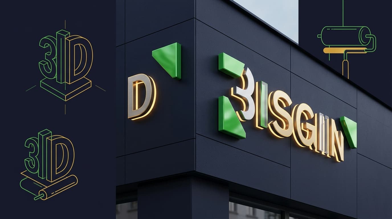 Outdoor Advertising and 3D Letters: Best Facade Design