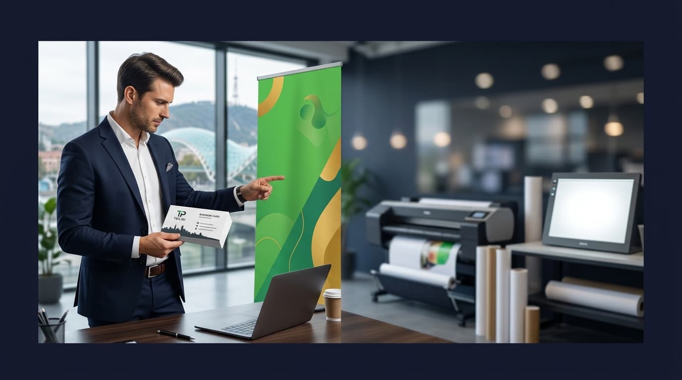 Printing Shop Tbilisi: Fast Business Cards & Banners