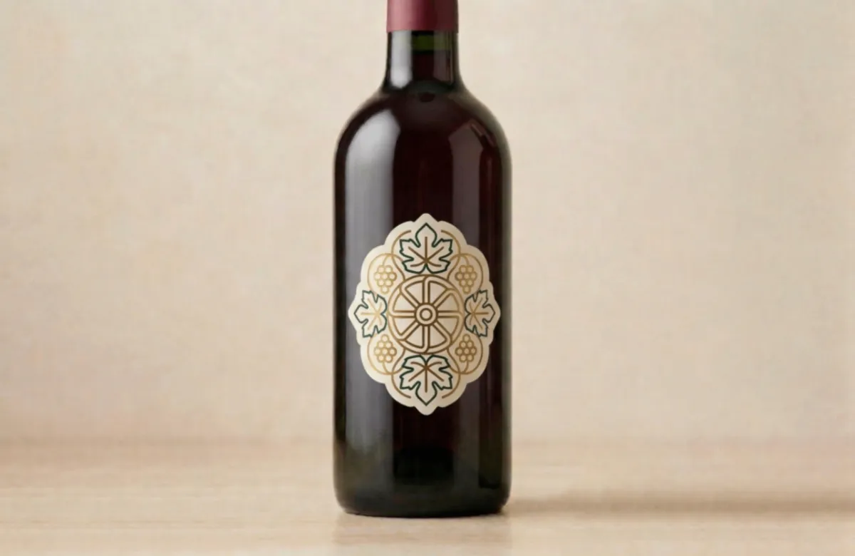 ღვინის ეტიკეტებიკონტრ-ეტიკეტი უკანა ეტიკეტი — ტექნიკური ინფორმაცია, ბარკოდი, აღწერა.